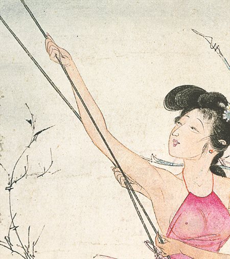 春画-胡也佛的仕女画和最知名的金瓶梅秘戏图